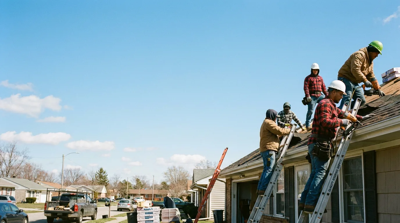 Roofing in Rome City, IN near me